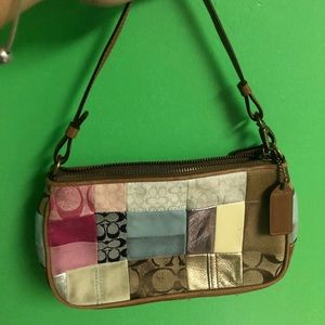 Coach mini bag in quilt patches style
